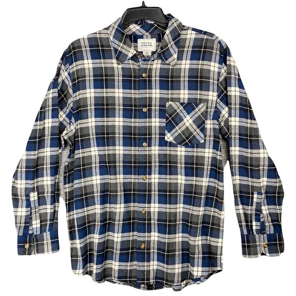 Field Stream Shirt Mens Extra Large Plaid Flannel Casual Hiking Outdoors Camping - Picture 1 of 10